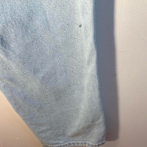 Good American Distressed  Straight Leg Pants - Picture 3 of 8